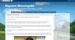 Desktop Screenshot of migrainemonologues.com
